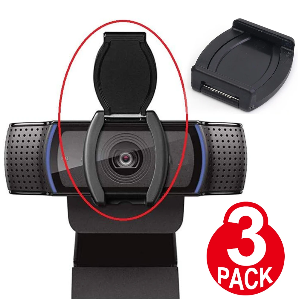 Cubierta de Lente para Cámaras Logitech C920 C930 C922, Cubierta de Privacidad, Funda Protectora, Cubierta Antipolvo, Obturador de Privacidad, Tapa de Lente