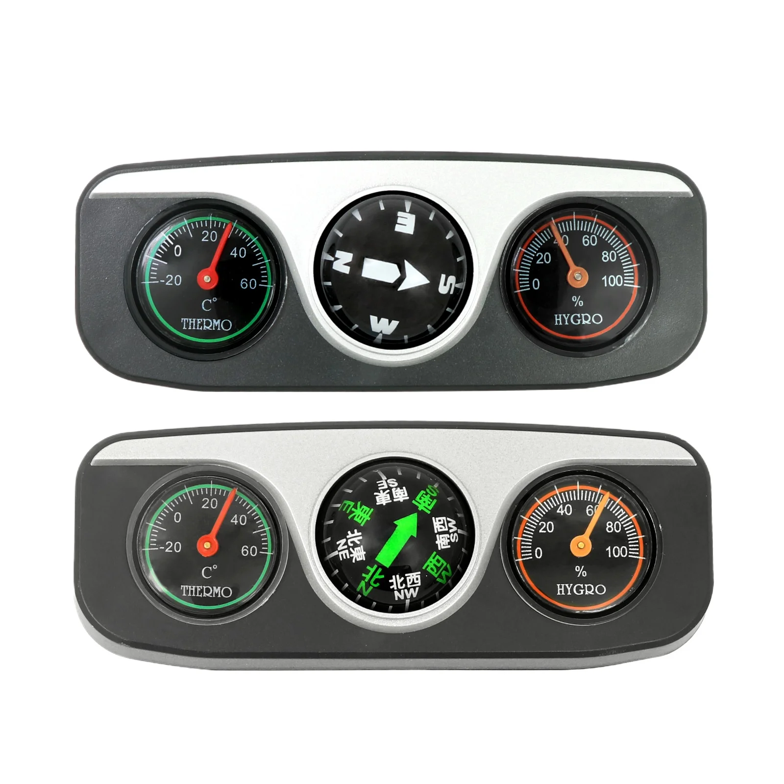 Multifunctional Compass Portable Compact Navigation Device Universal Outdoor High Precision Compass For Car Boat Moto Bicycle
