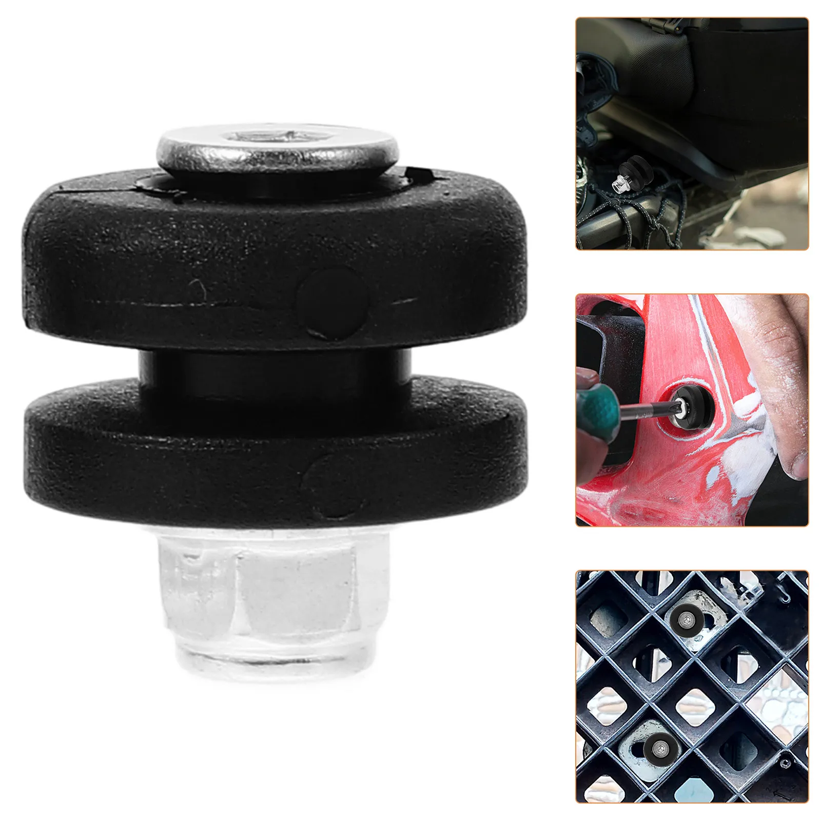 

4Pcs Motorcycle Trunk Base Plate Spacer for Rear Luggage Case Luggage Top Box Buckle Noise Reducing Wear Resistant Solid Bracket