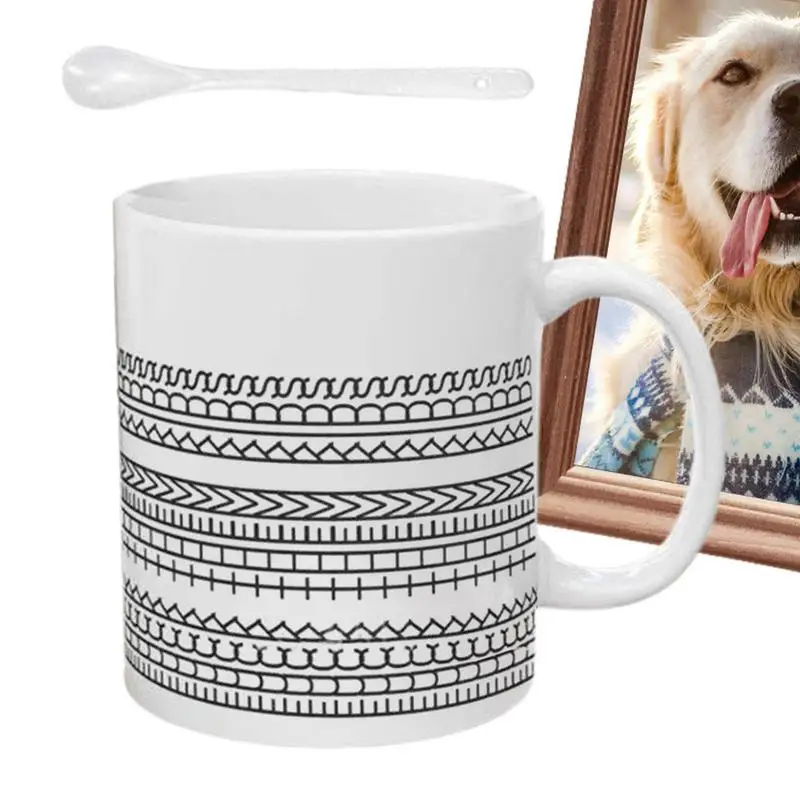 

Ceramic Mug Ceramic Coffee Cup with Humor Message Microwave-Safe Drinkware Ergonomic Handle Drinking Solution for Water Milk Tea