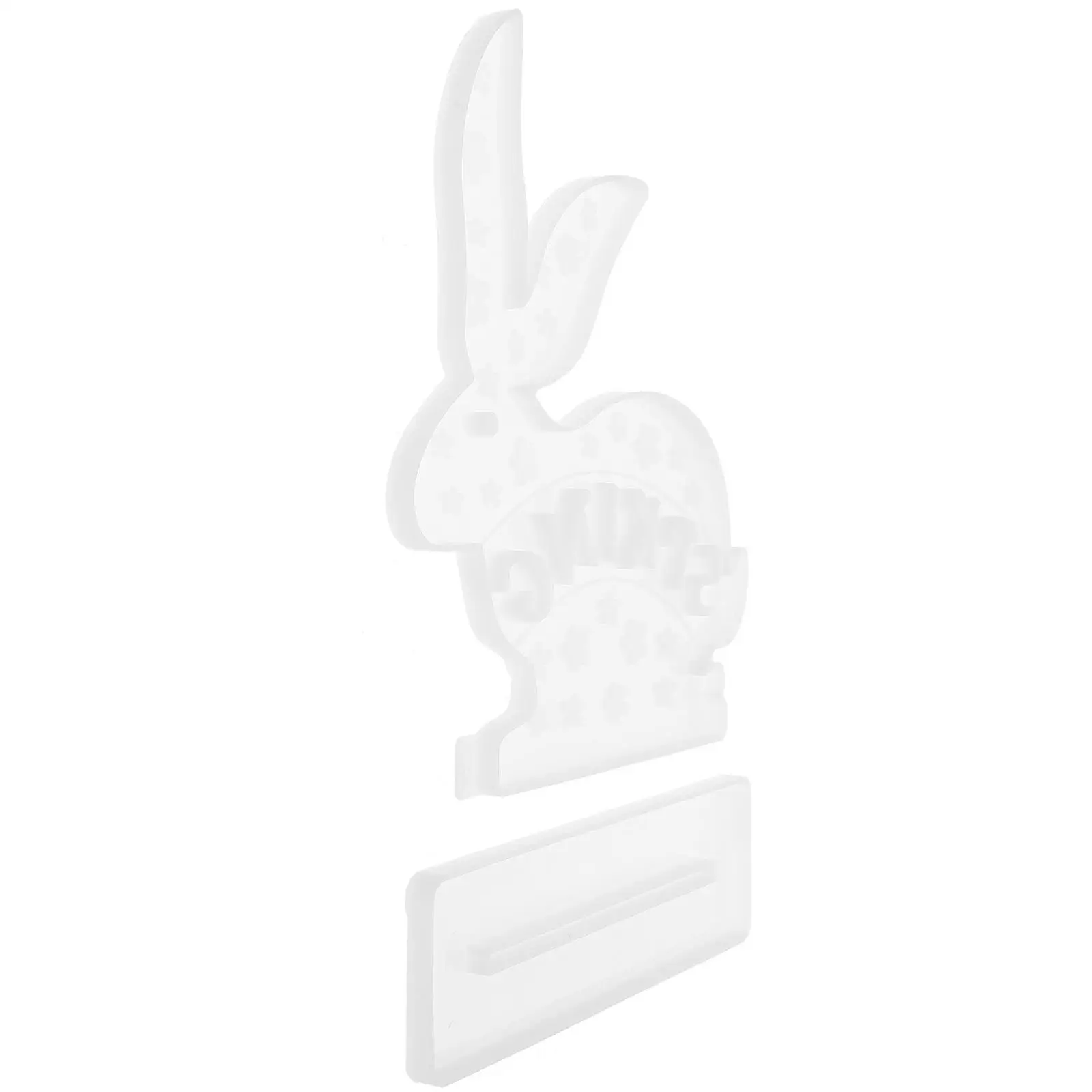 

Silicone Molds for Resin Bunny Ornaments Crafts Table Epoxy Decorations Rabbit Mold Jewelry Accessories Project Resin Pigments