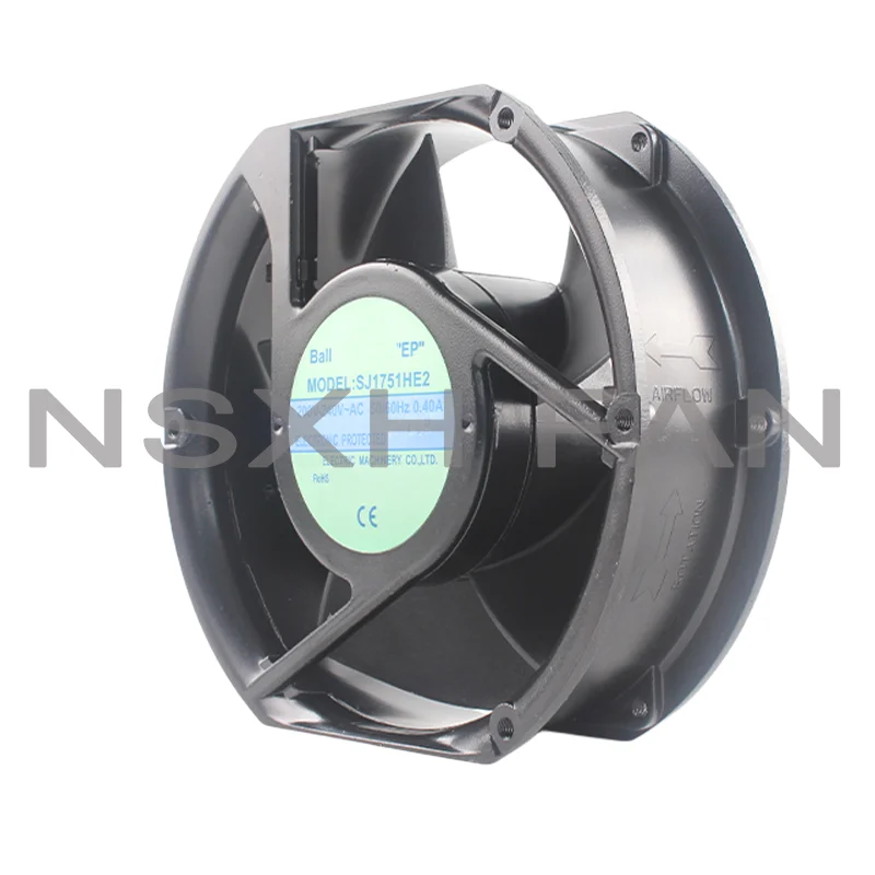 NEW SJ1751HE2 220V EC High Air Volume Double Ball Bearing ATX Cooling Fan