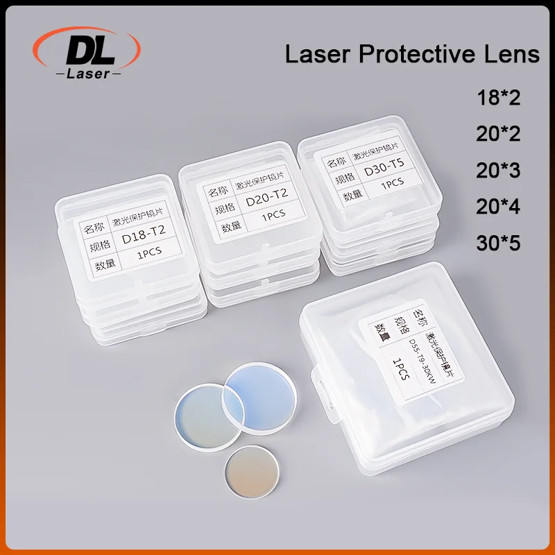 DL Handheld Fiber Laser Welding Lenses 18x2/20x2/20x3/20x4/30x5 Protection Windows For Raytools WSX CQWY Laser Cutting Head
