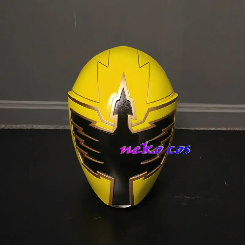 

nekocos Mahou Sentai Magiranger Magi yellow Helmet Mask resin Cosplay costume Custom size