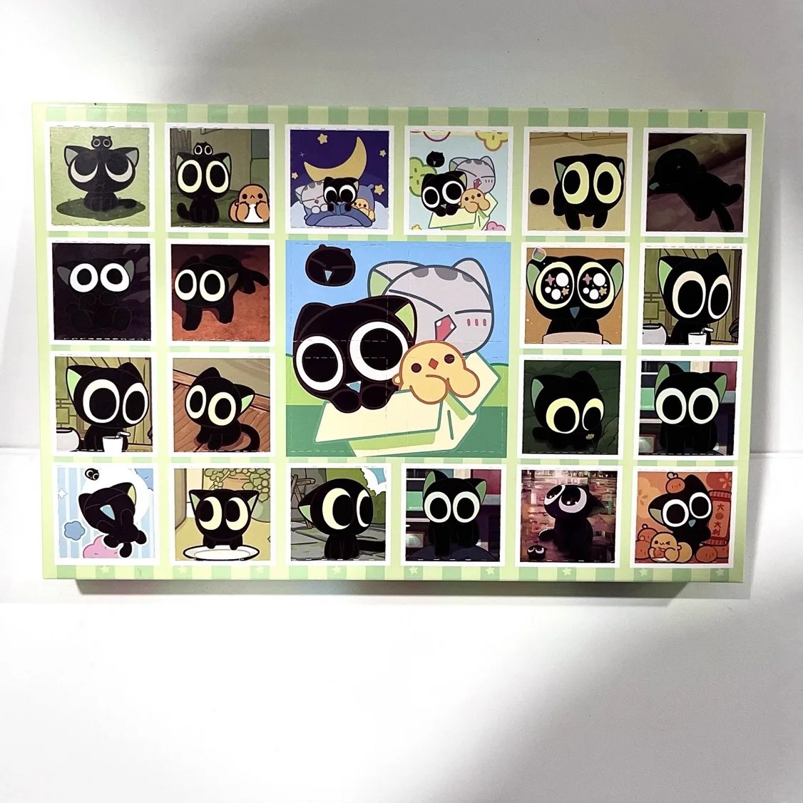 

Кукла Kawaiiro Little Black Surprise Blind Box, украшение для рабочего стола, слепая коробка Hole Fun, детская забавная игрушка