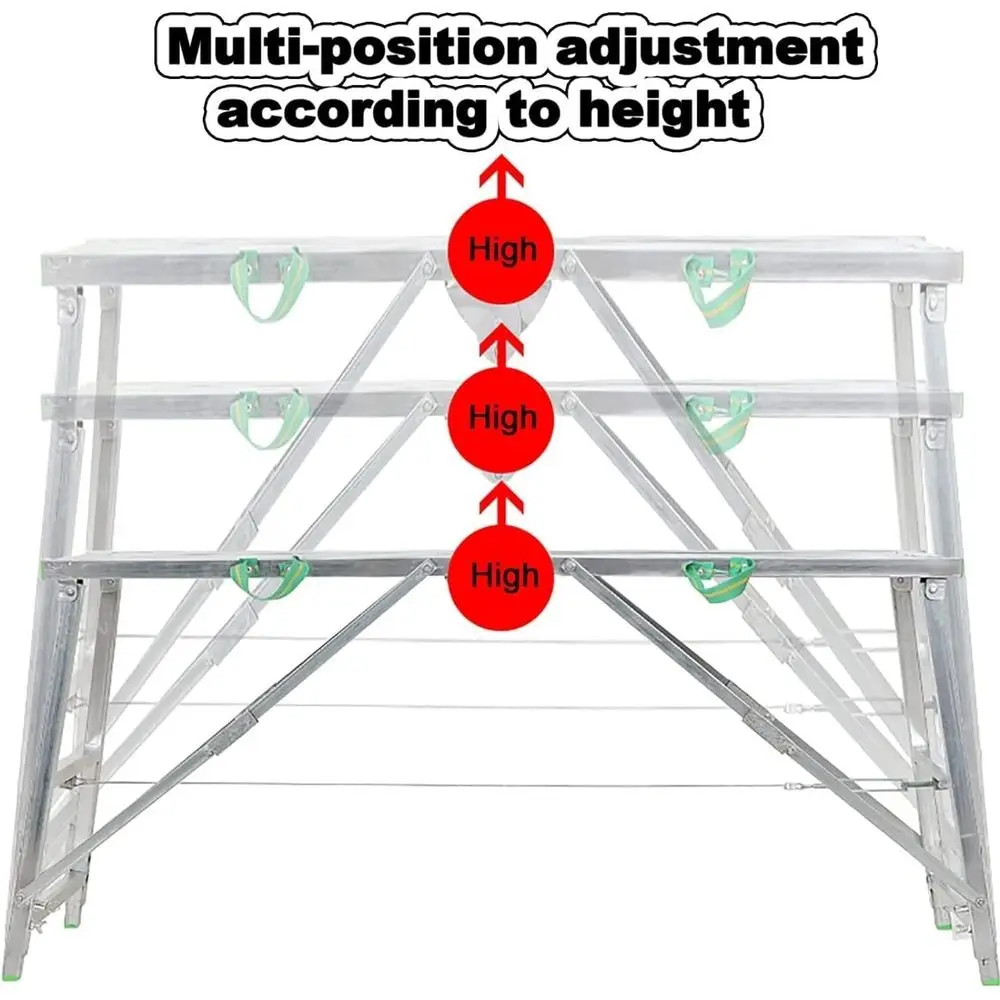 Versatile Ladder Work Platform for Indoor & Outdoor Construction and Decorative Projects