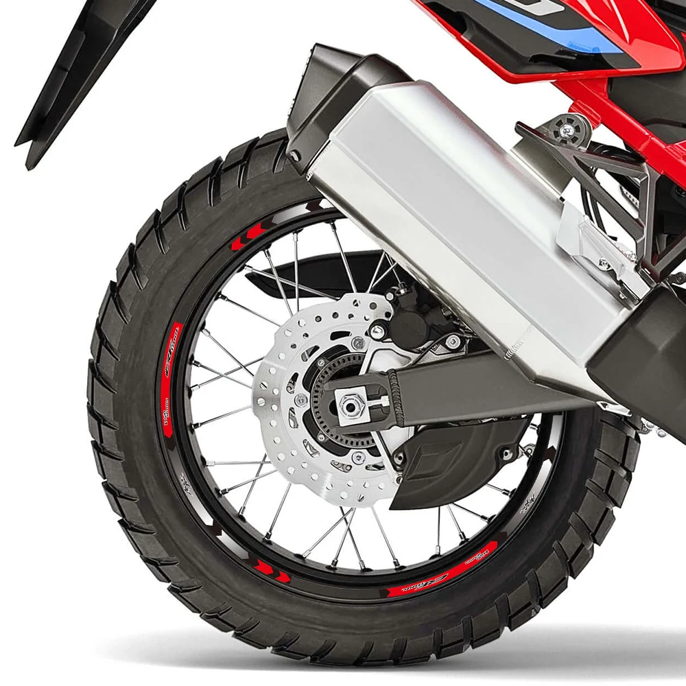 Per Honda Africa Twin crf1100l CRF 1100L CRF1100L Decalcomanie per ruote moto di alta qualità adesivo riflettente impermeabile strisce per cerchioni