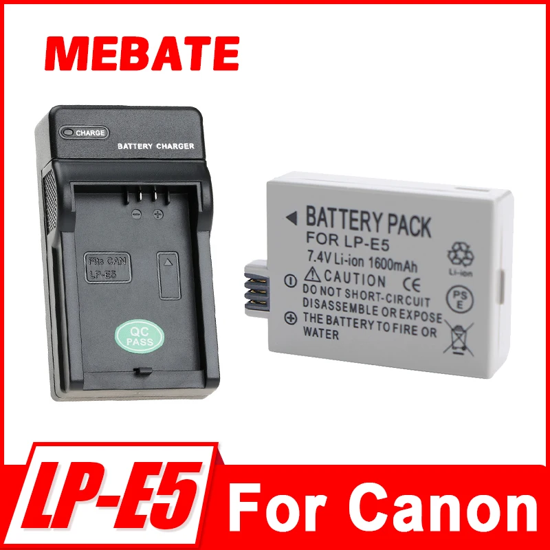 

Новый аккумулятор LP-E5 LPE5 LP E5 1500 мАч для Canon EOS Rebel XS, Rebel T1i, Rebel XSi, 1000D, 500D, 450D, Kiss X3, X2, F