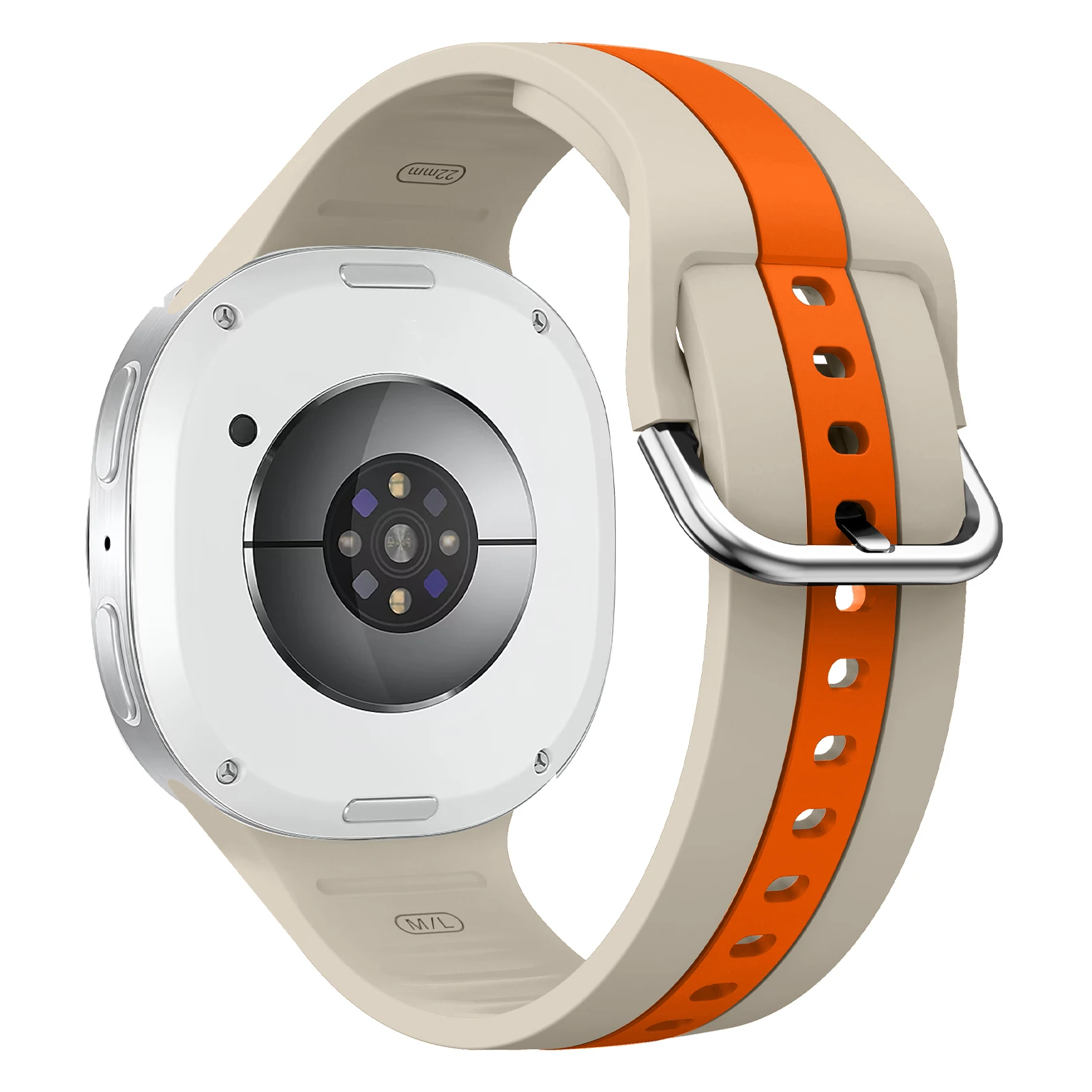 Sport Band for Samsung Galaxy watch 8-8 classic 46mm 44mm 40mm silicone pulseira Belt Bracelets Correa Galaxy watch 8 Straps