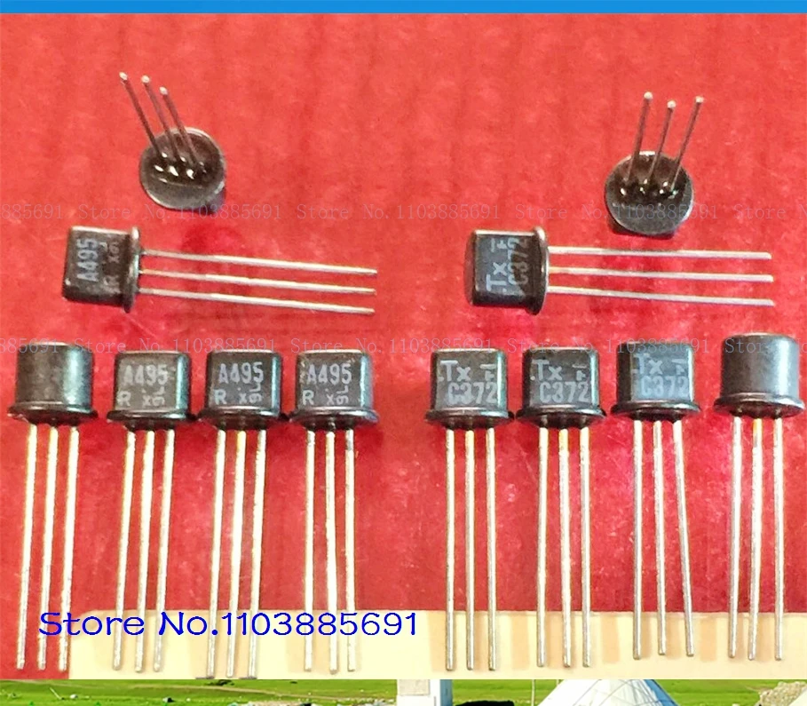 2 buah/lot = sepasang 2SA495 2SC372 A495 C372