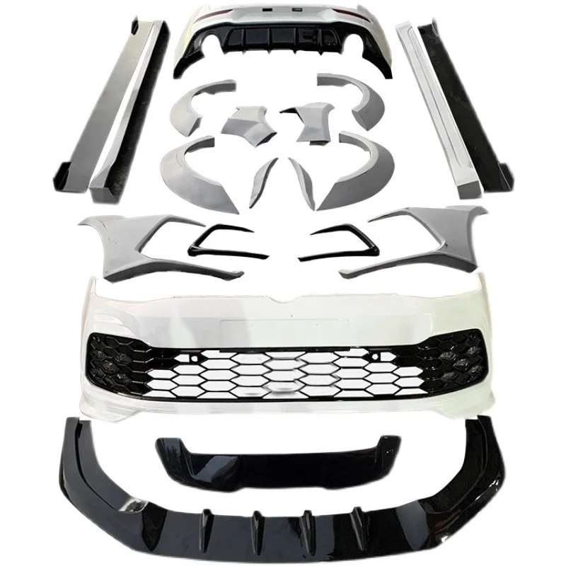 Karosserie-Kit Surround für Volkswagen VW Golf 7 7.5 Modifizierte vordere hintere Stoßstange Seitenschweller Lippenkotflügel Autozubehör
