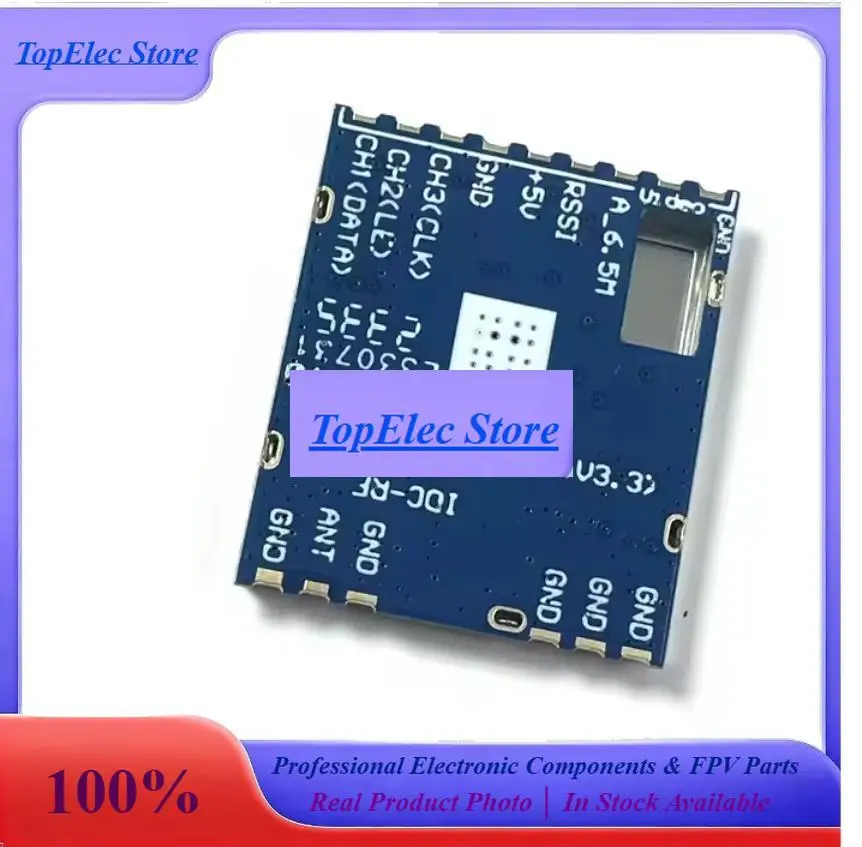 TopessVRX 4.9G 5.8G 6G FPV Image Transmission Analog Receiver Adapter Module 0.7~2.2V RSSI Output SPI High Sensitivity For FPV D