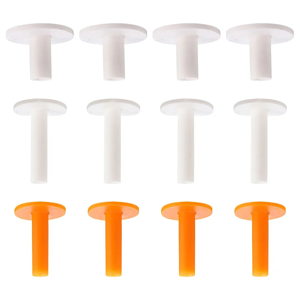 12 Pcs Golf Rubber Tee 88MM 70MM 60MM Practice Tees Driving Range Accessories Golfs Training Equipment Durable
