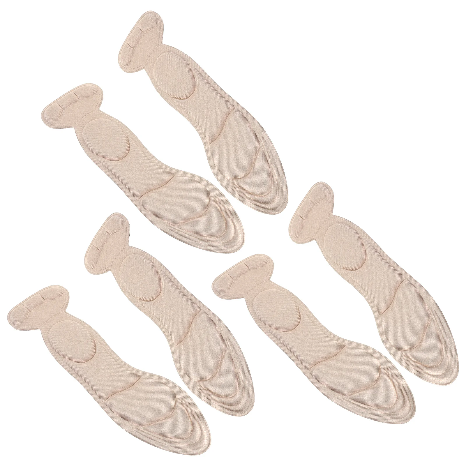 

3Pairs Women Shoe Insole Pad Breathable Sponge Foot Cushions Reduce Foot Fatigue High Heel Inserts Nonslip Pads