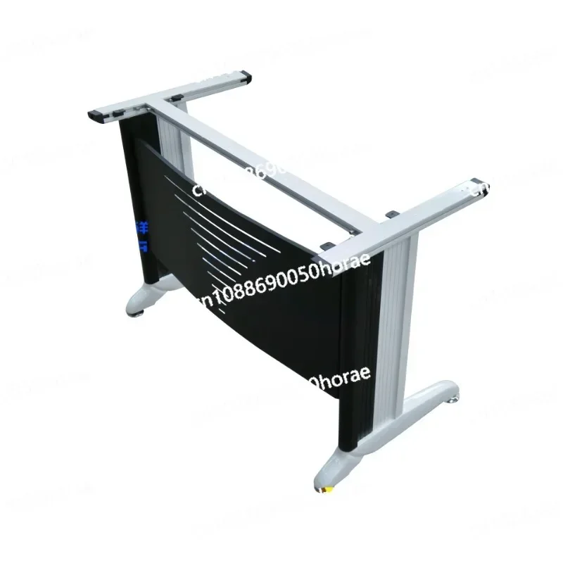 Aluminum alloy modern minimalist panel double bar table frame with mesh board, hardware accessories furniture table frame