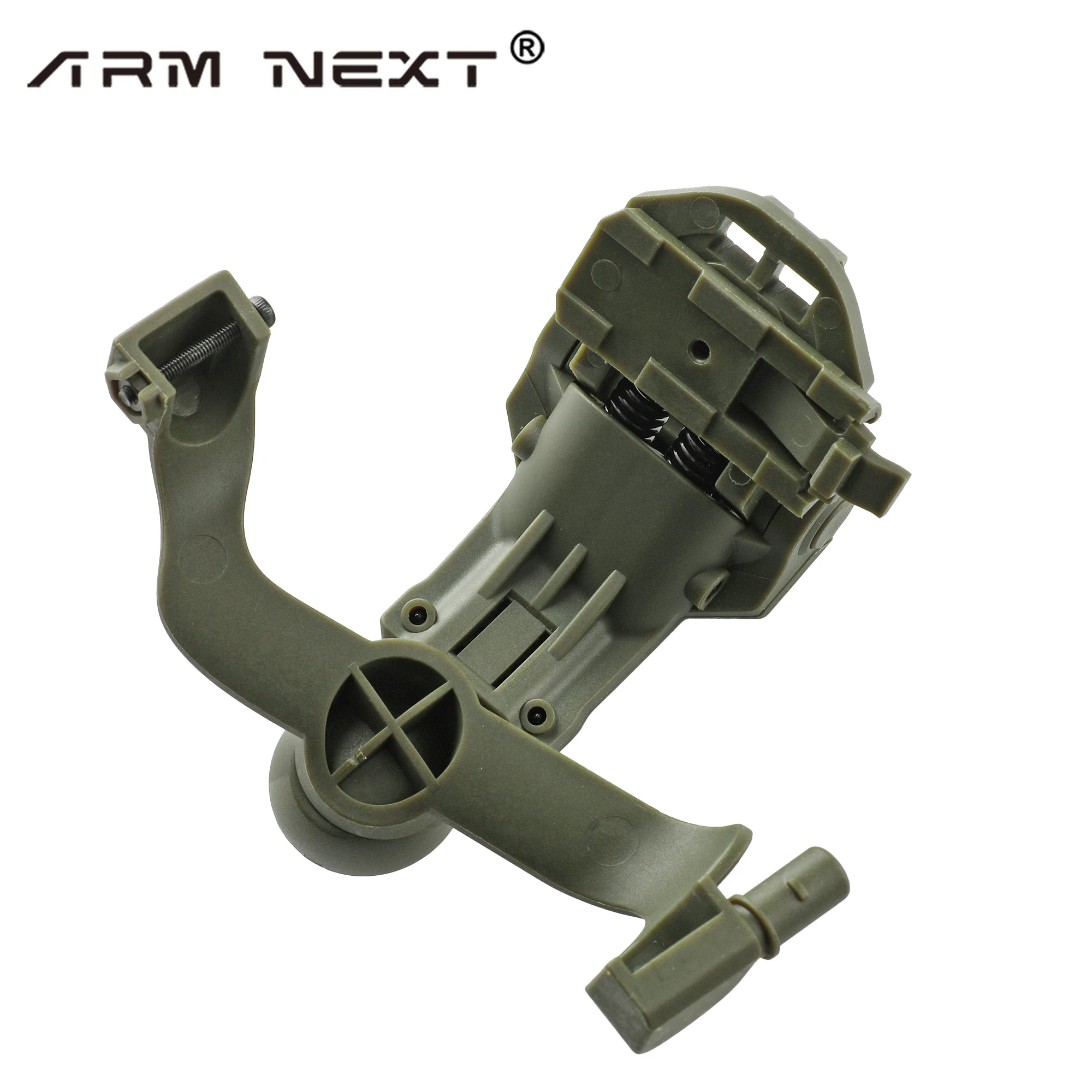 ARM NEXT Tactical Headset F10 Active Shooter Earmuffs Helmet Headset with Helmet Rail Adapter Helmet Mount Headset