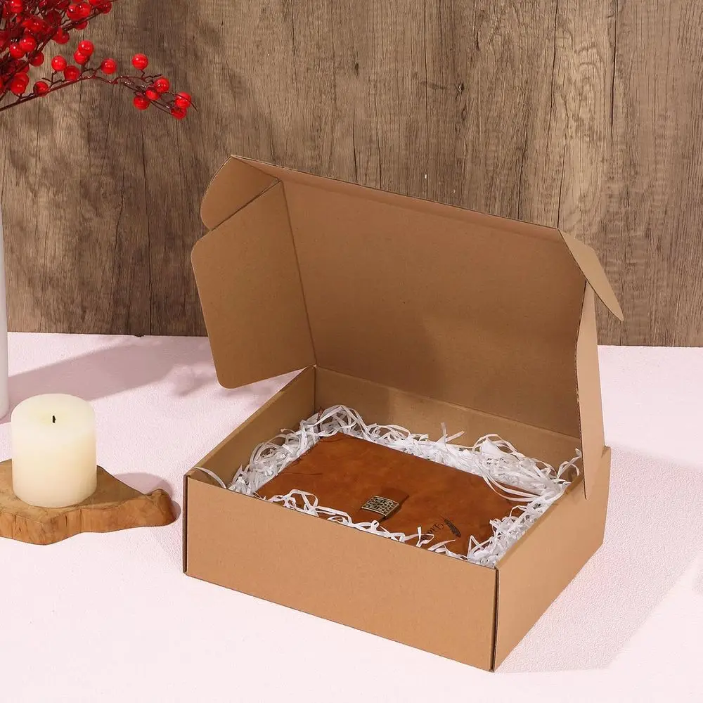 100 Pack 9x6x4 Inch Brown Cardboard Shipping Boxes for Small Parcels and Mailing