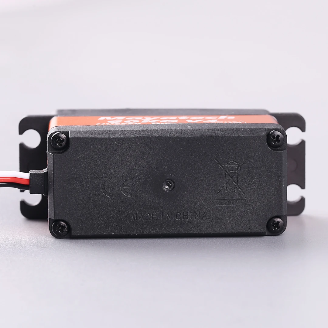 Mayatech HV6560 V4 60KG numérique haute tension 1/8 modèle de voiture couple élevé résistant aux éclaboussures engrenage métallique Servo