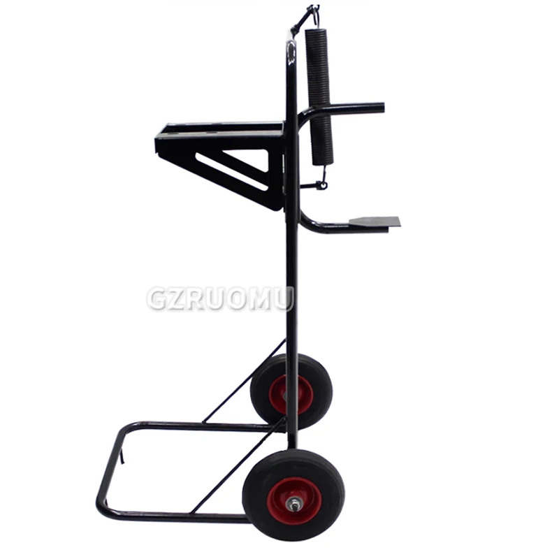 

Hand Push Agricultural Drilling Tool Small Planter With Engine & Shelf For Orchard Tree Planting