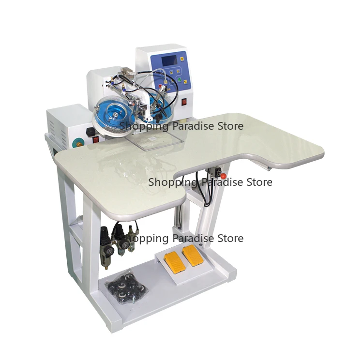 Automatic Ultrasonic Hot Fix Rhinestone Setting Machine for Garments Automatic Rhinestone Hotfix Machine 2 Disk