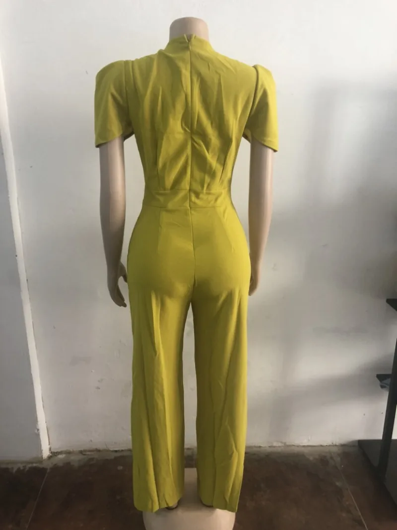 GUWU Fashion Street Donna Manica corta Tute a gamba larga 2025 Estate O-Collo Abiti sexy per feste di compleanno Pagliaccetti per abiti interi