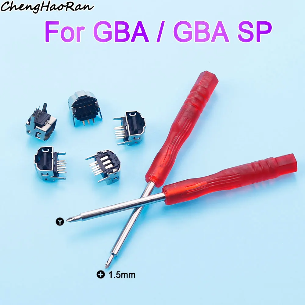 5 Pcs For GBA GBA SP Interface Connector Jack For GBA GBA SP Universal Pair Wire Interface Repair Replacement Parts