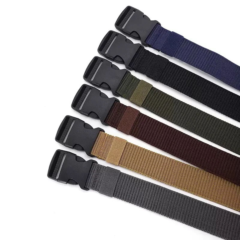 Tactical Buckle Belt Multi-functional Unisex Canvas Nylon Belt Special Forces Outdoor Versatile Waistband Military Training Belt