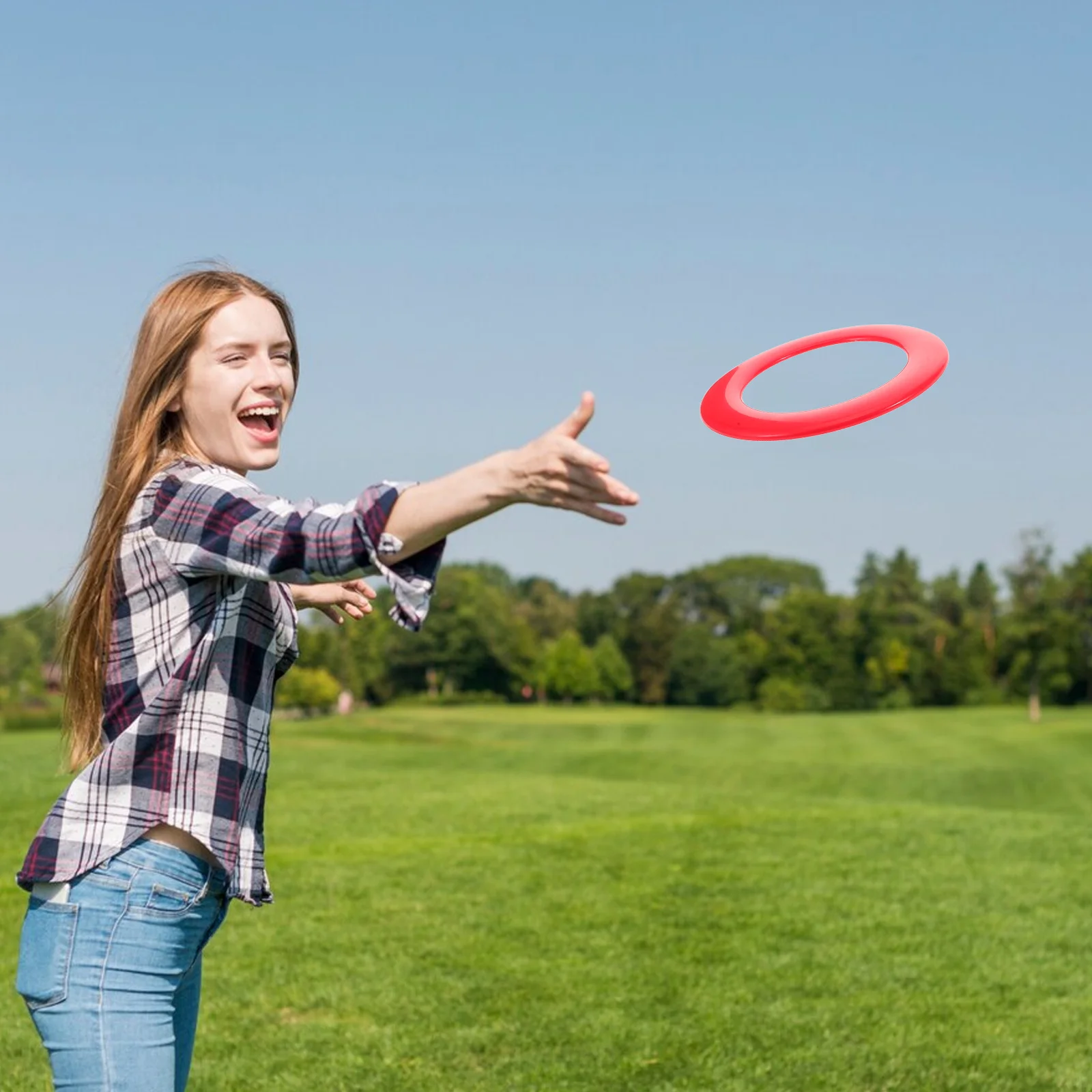 4Pcs Hohl Fliegende Scheibe Spielzeug Strand Outdoor Sport Familie Aktivitäten Langlebige Kunststoff Jonglierringe Leichte Party