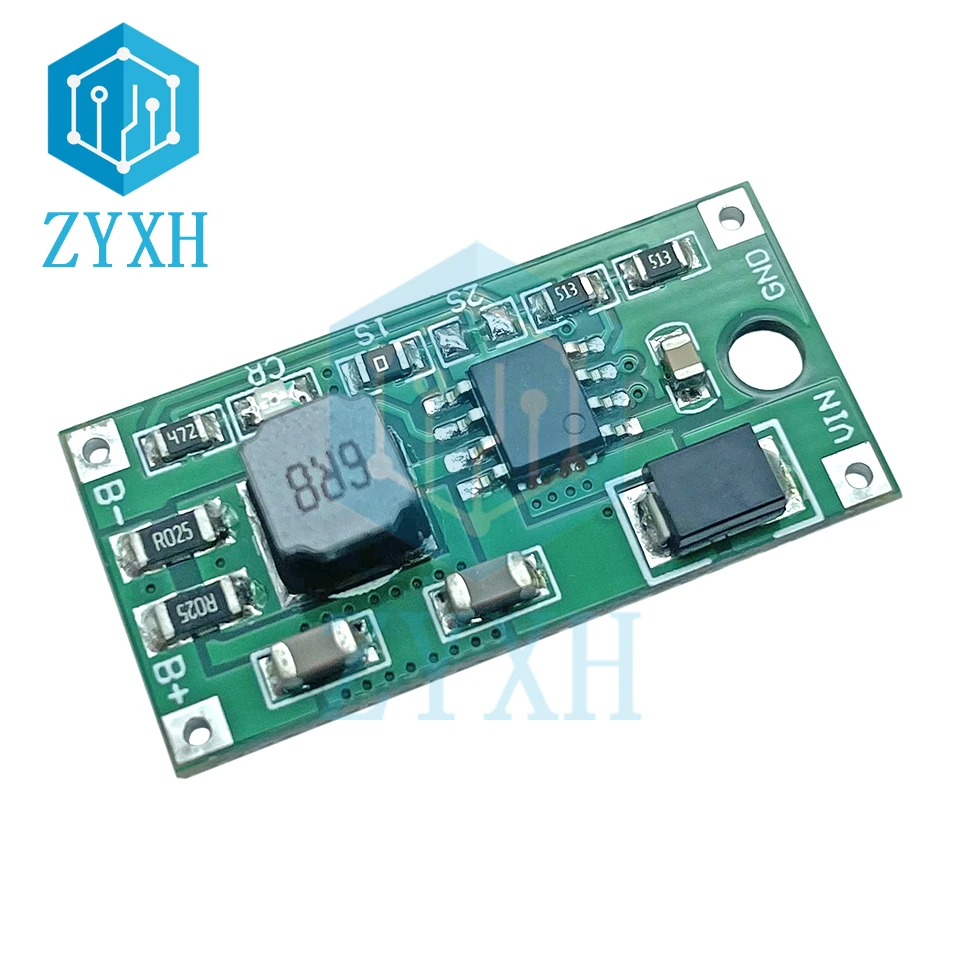 BMS 1S 2S 3S 0, 5A 1A 2A 18650 Baterai Lithium Li-ion Papan Pengisi Daya DC 5-23V Hingga 4.2V 8.4V 12.6V untuk Baterai 3.7V 7.4V 11.1V