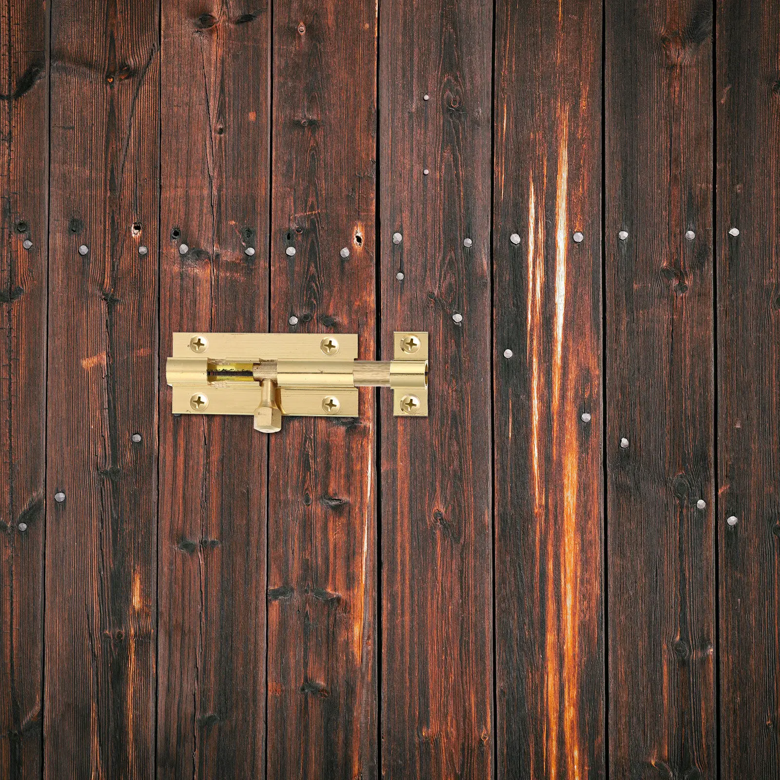 

2 шт. практичных медных дверных засовов, надежные защелки для деревянных дверей и окон, прочные латунные замки безопасности, простые в использовании практичные медные засовы