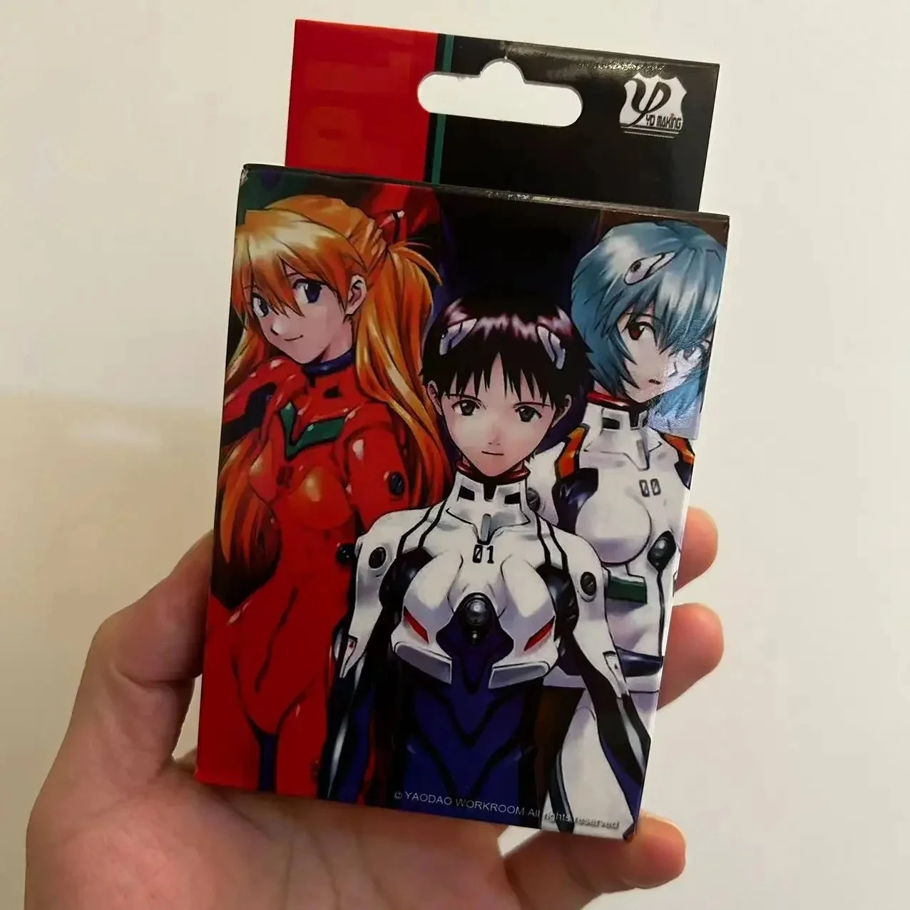 NEW 54PCS/set Anime Ayanami Rei EVA NEON GENESIS EVANGELION Death note card Poker Model Indoor family games HOME toys fans Gift