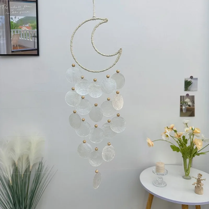 1/2pcs Moon Pendant Home Decoration Wind Chime Aerial Pendant Home Decoration Pendant Suitable for Home Decoration