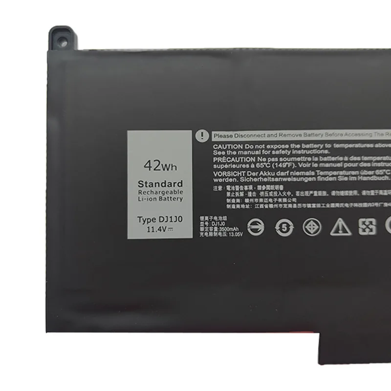 Dell DJ1J0 F3YGT batterie d'ordinateur portable 11.4 V/7.6 V 3500 mAh/7800 mAh remplacement pour ordinateur portable Latitude 7280 7380 7480 7290