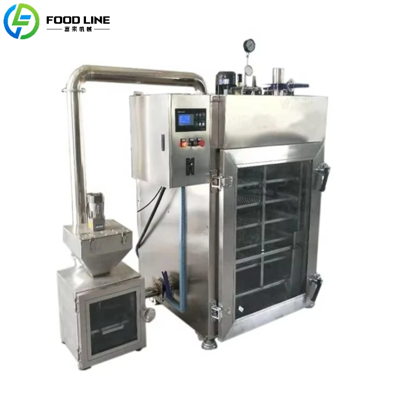 

Customized Commercial Electric Smoke Oven Stainless Steel Vertical Smoker for Home Bakery Meat Sausage Smoking
