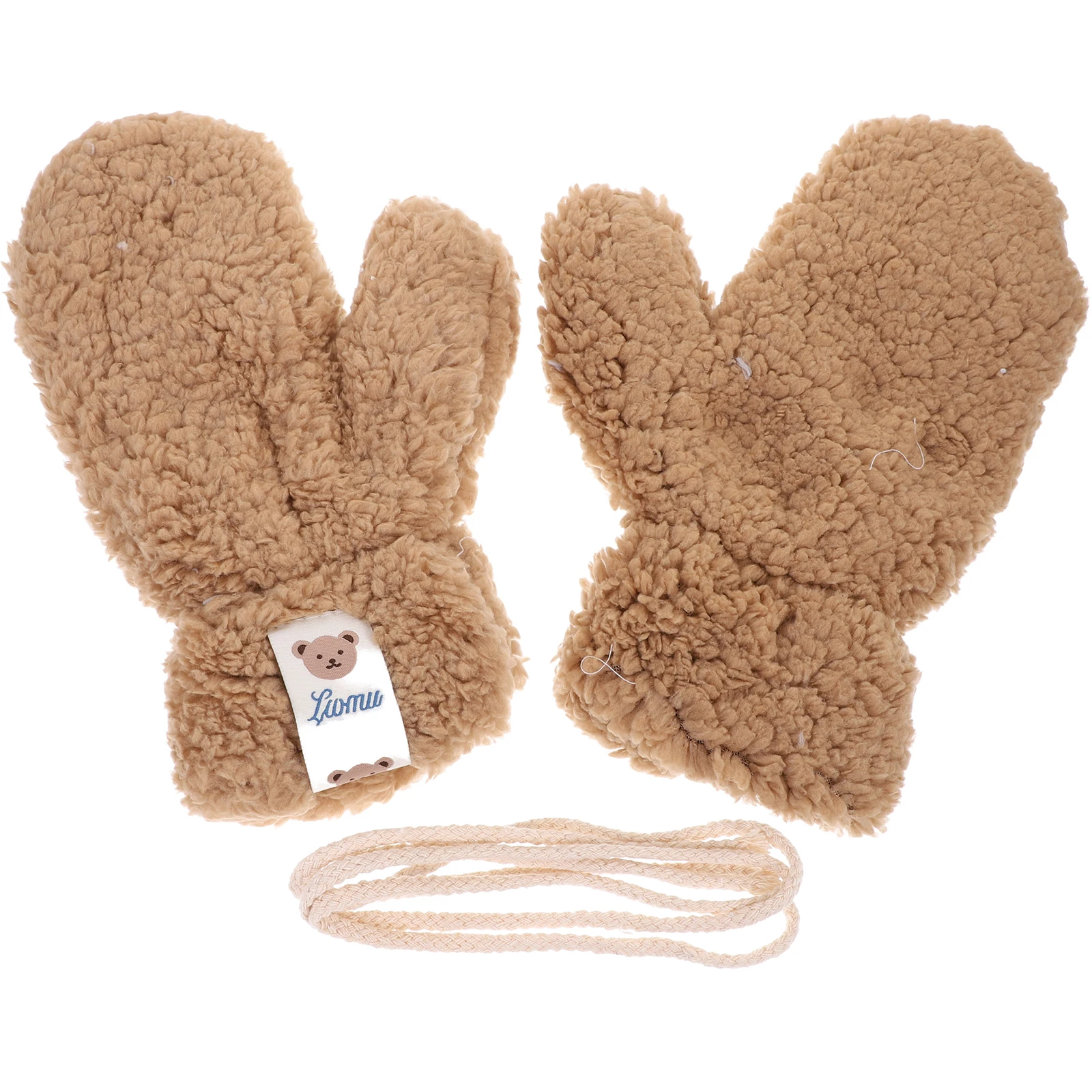 

Warm Winter Winter Gloves For Kids 12-14 Cartoon Kids Mittens Girls Waterproof Fleece Lined Soft Comfortable Gloves