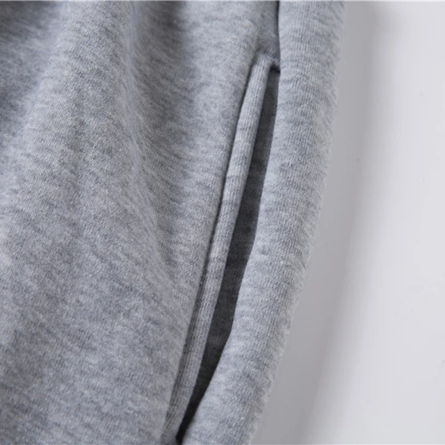 Men's Casual Jogging Athletic Training Pants Autumn Comfortable Solid Colour Skinny Drawstring Elastic Waist Sweatpants 4