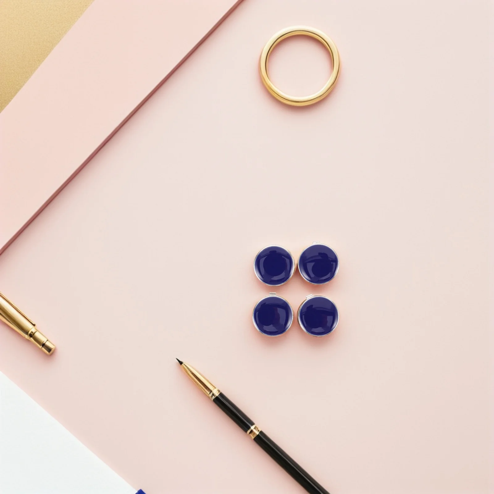 

2Pairs Luxury Men Cufflinks Metal Tuxedo Buttons Dress Shirts Stylish Accessories Cuff Links Mens Set Metal Blazer Button