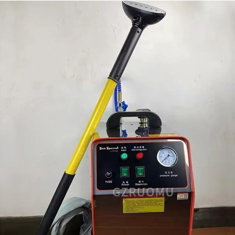 

Industrial Iron Power Bottle Type Steam Electric Iron Garment Curtain Dry Cleaning Shop Boiler Supercharged Hanging Ironing