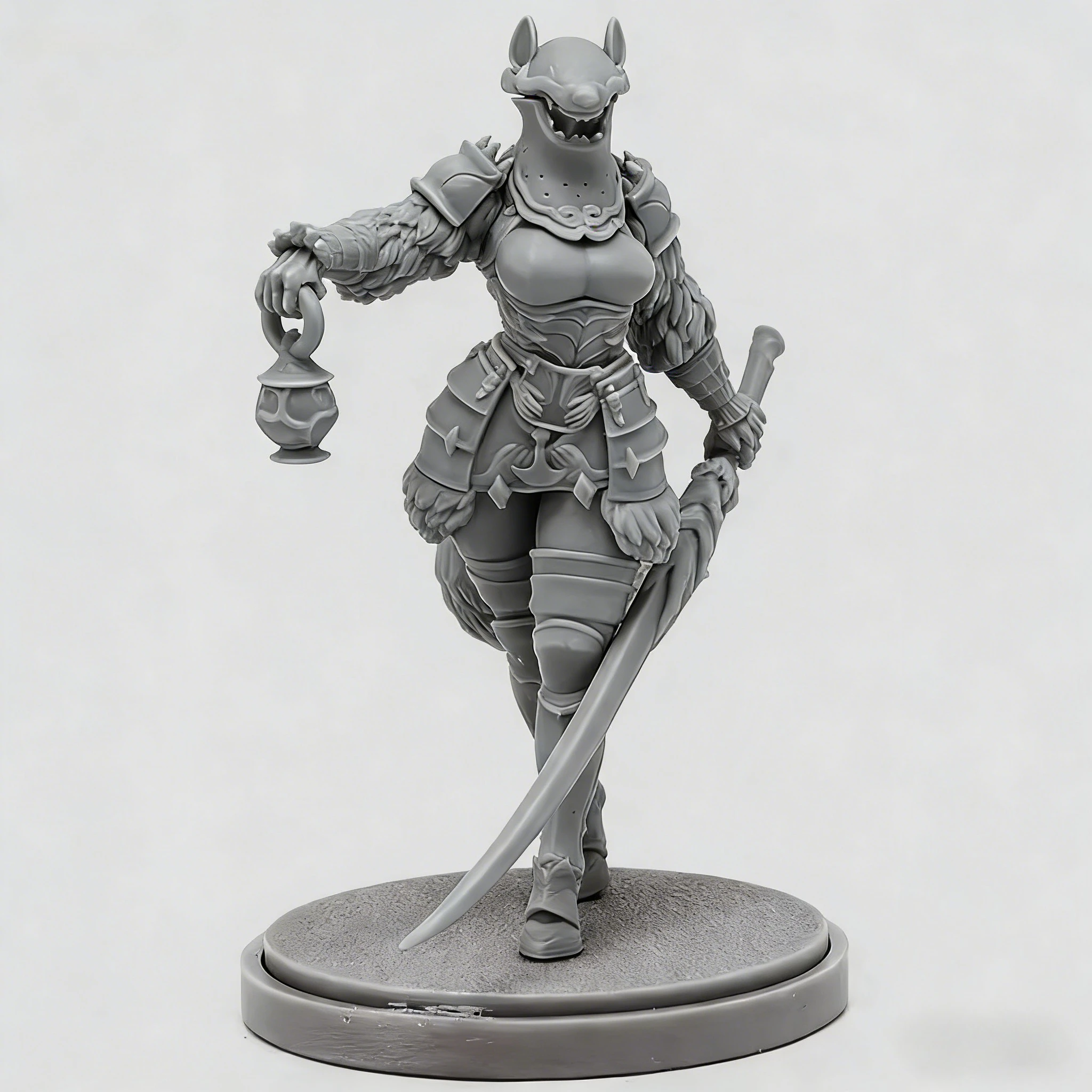 38MM Casting Resin Model Assembly Kit, GK， Assassin Model, Unpainted