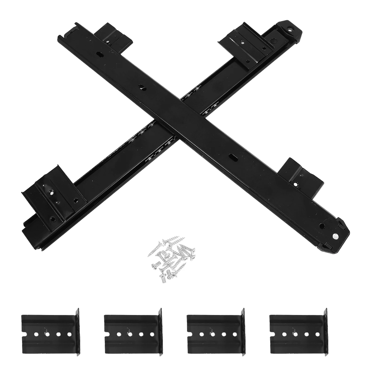 

Heavy Duty Keyboard Tray Slides Cold Rolled Steel Drawer Replacement Parts Full Extension Drawer Slides For Desk Dressing Table