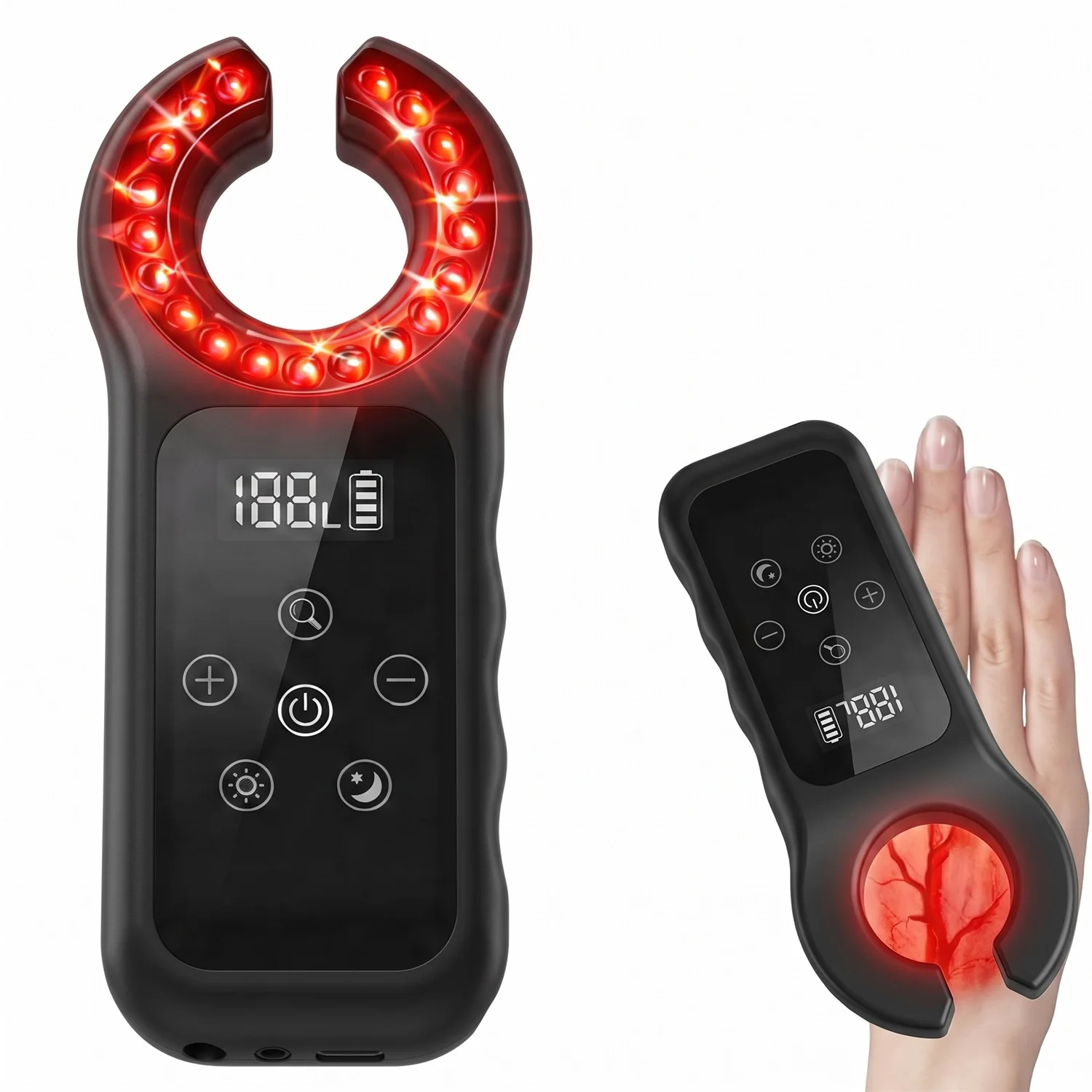 Vein Infrared Scanner Medical Vein Detector Handheld Blood Vessel Locator Machine Vein Finder Device Lamp Nurse Injection Helper view 2