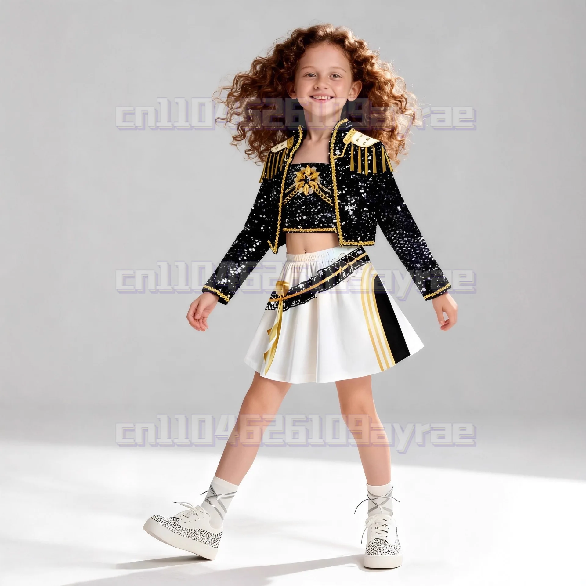 جديد 2026 طباعة Kpop رومي زوي ميرا حفلة الهالوين تأثيري حلي شيطان الذهبي المرحلة البدلة هنتر المراهقين الفتيات هدية عيد ميلاد #4