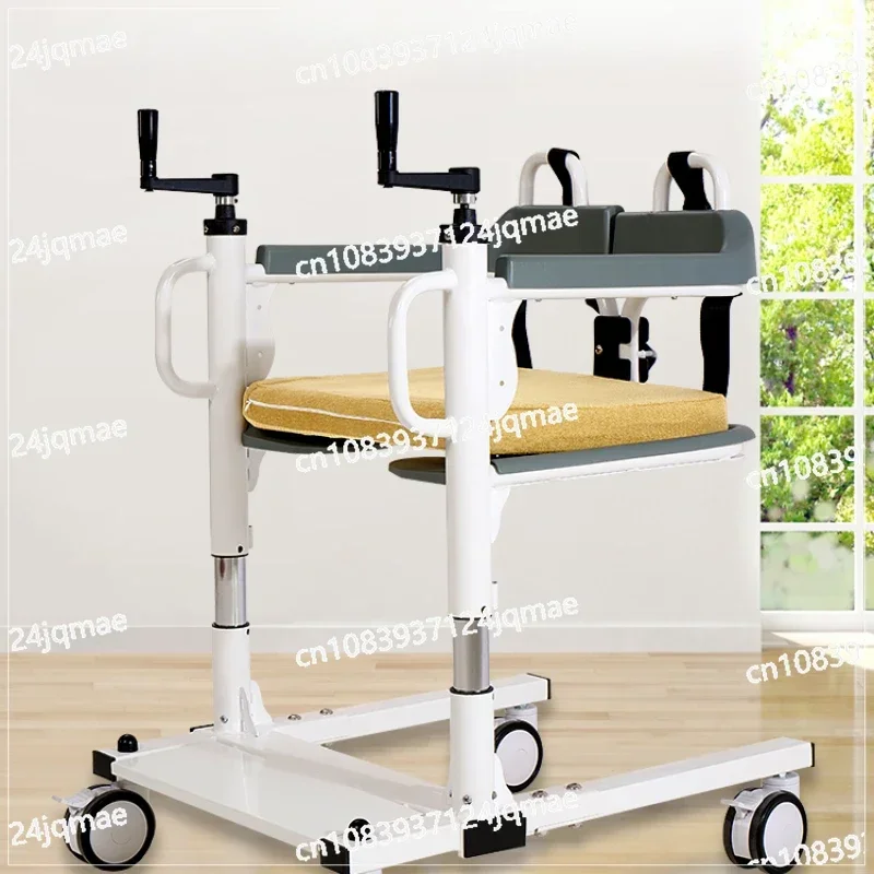 

Multi Functional Transfer Machine for Disabled Care, Lifting Toilet Chairs, Paralyzed Elderly Household Chairs, Hand Cranked