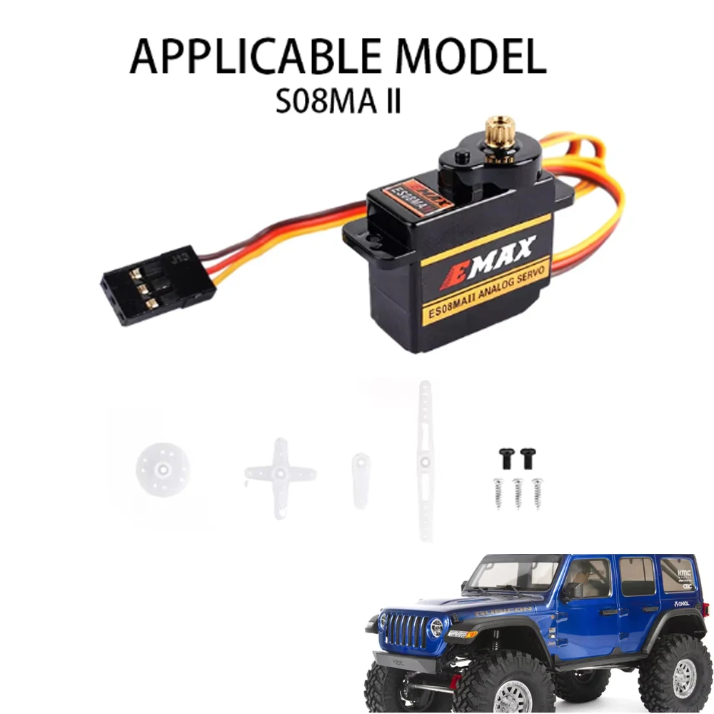 

1/3/5 PCS EMAX ES08MAII 12G Metal Gear Micro Servo Mini Servo For Cars Ships Helicopters And Airplanes RC Hobbies