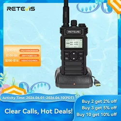 Retevis RT86S Walkie Talkie Long Range High Power VOX Type-C 2600mAh LCD Upgraded RT86 Two Way Radio for Camping Hiking Outdoor
