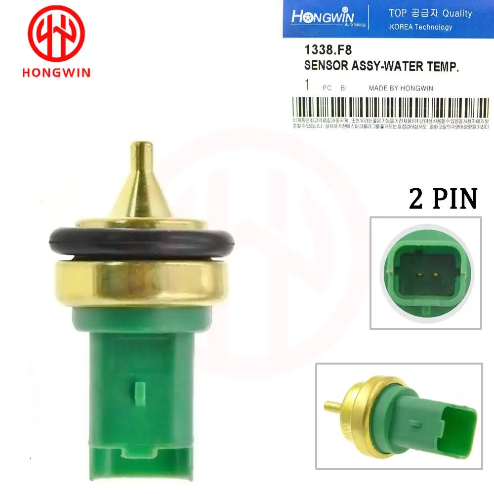 For Mini R55 R56 Cooper 1.6L 2007-2014 Citroen C3 C4 Water Temperature Sensor OEM.:1338F3,1338F8,96566364,ADB117217,BTS3069