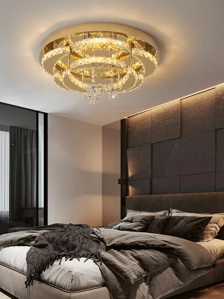 Customized villa apartment lighting fixtures Stainless steel high-quality ceiling lamps