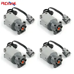 4PCS L Motor Power Functions Parts Building Blocks Compatible with Legoeds MOC Technology PF Blocks 88003