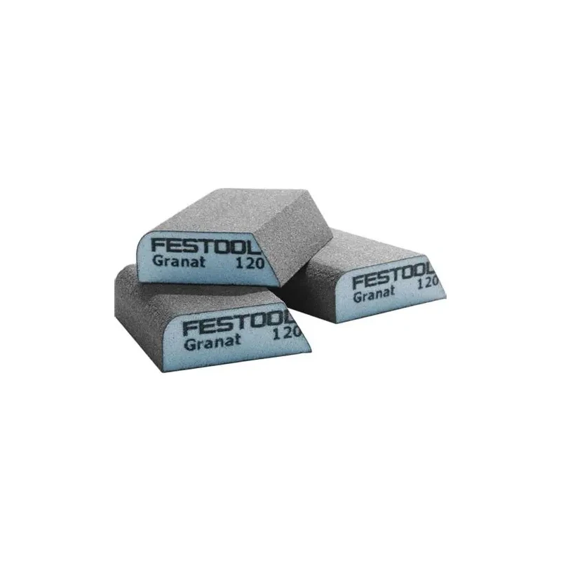 FESTOOL 201084 69x98x26 120 CO GR/6 Hand-sanding Block Granat 6-Pack Sturdy Durable Grinding Tools