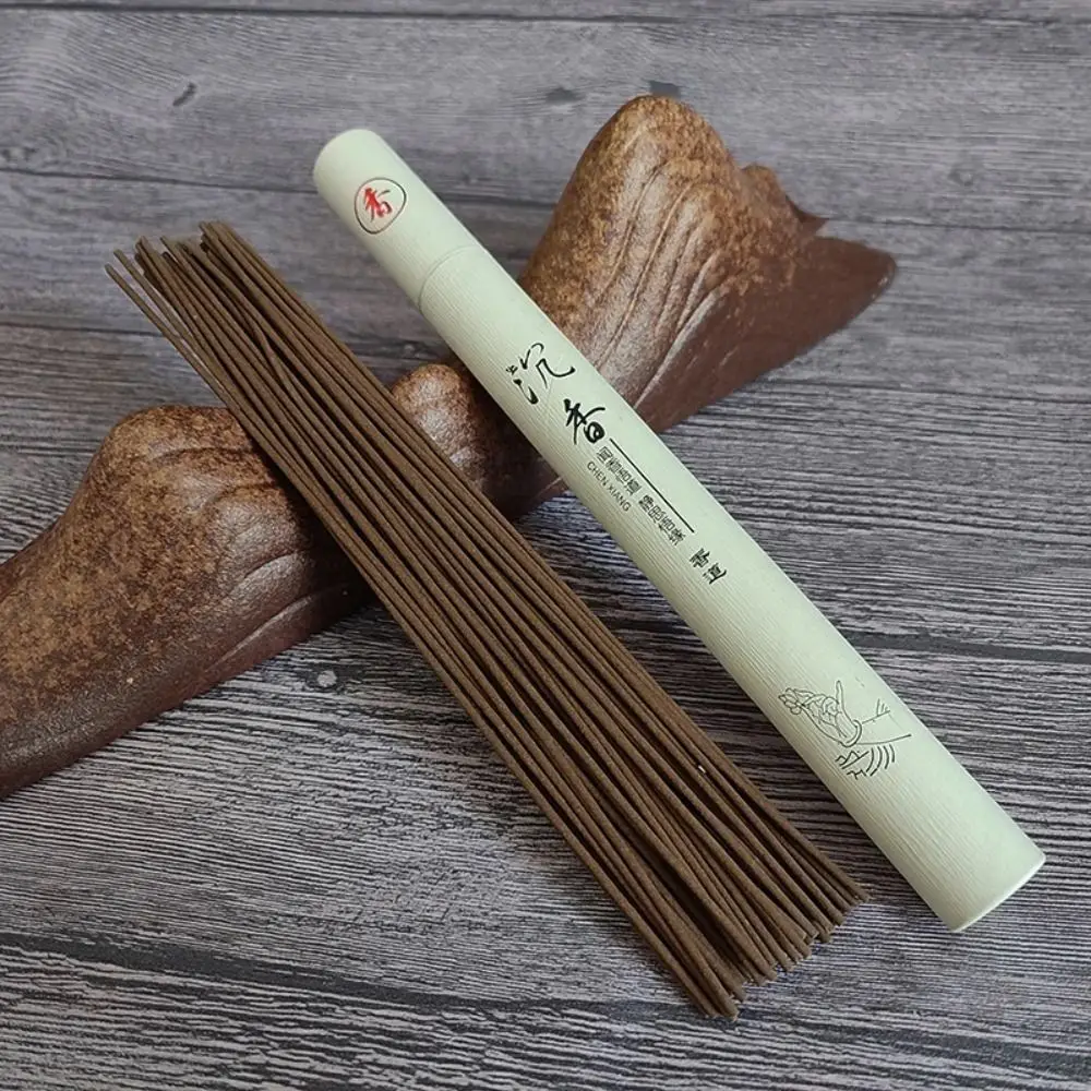 1/2Box Sandalwood Mugwort Scent Incense Stick Tranquilize Mind Sleeping Aiding Refreshing Scent Home Office Bedroom Natural